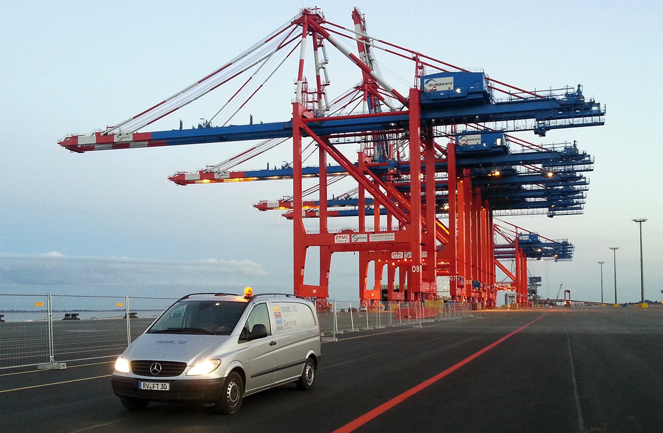 Refroidissement de cabines de grues pour la production de métal 