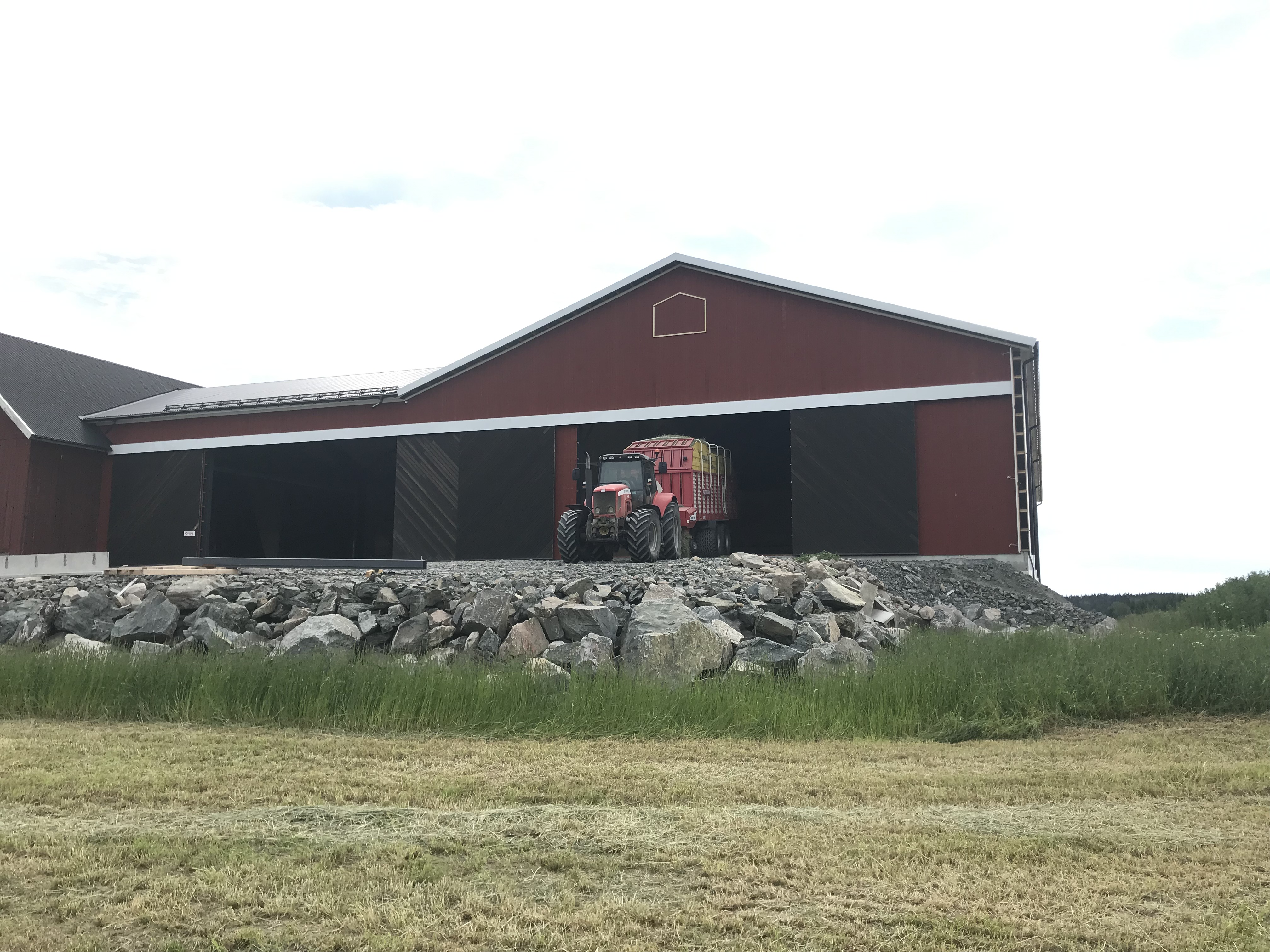 Heutrocknungsgeräte im Einsatz in Schweden