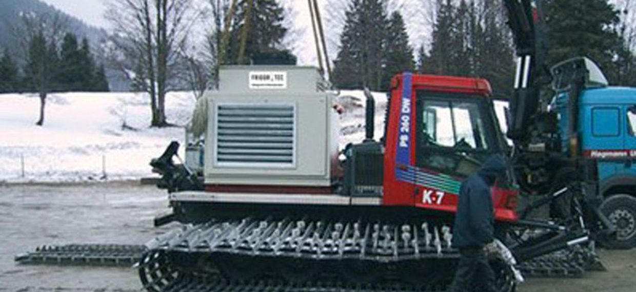 Оборудование для охлаждения снежного покрова, произведенное в Германии